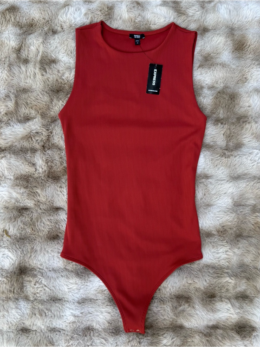 Express Body Contour Ribbed Bodysuit